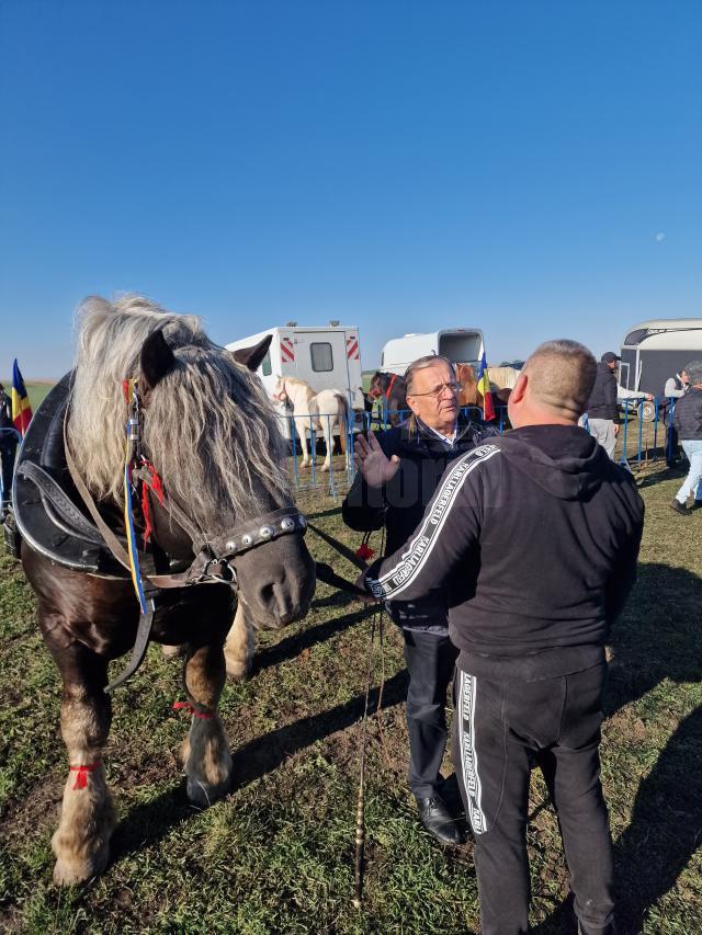 Liderul PNL Suceava, Gheorghe Flutur, a fost duminică la târgul de cai „La Ghiață”, de la Trei Movile