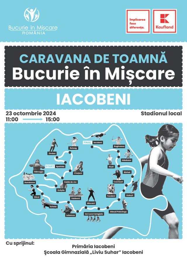 Comuna Iacobeni încheie traseul programului „Bucurie în mișcare”