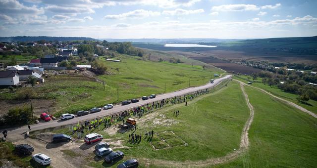 Plantare de arbori cu peste 350 de voluntari la Mitocu Dragomirnei