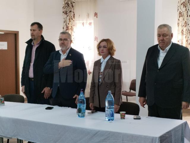 Liderii PSD Suceava au fost alături de Gheorghe Fron la depunerea jurământului