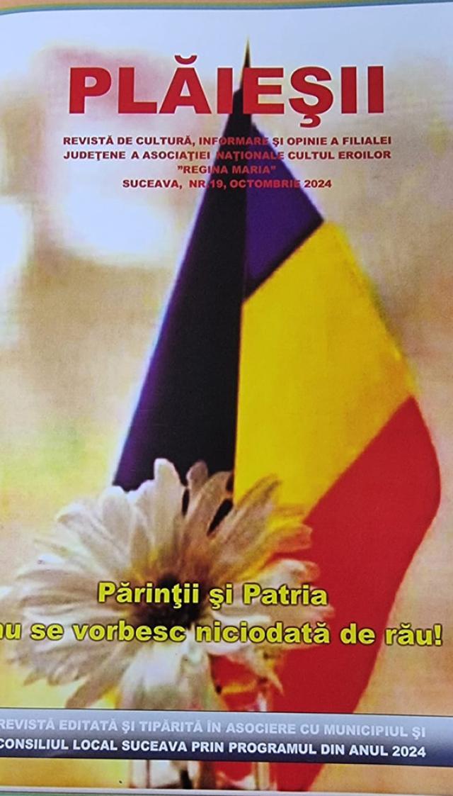 Revista ”Plăieșii” aduce în atenție dramele și poveștile unor eroi locali, cu prilejul Zilei Armatei Române