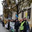 Sindicaliști TPL din Suceava, solidari cu colegii din Cluj, la protest