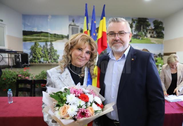 La învestirea primăriței din Baia, Maria Tomescu