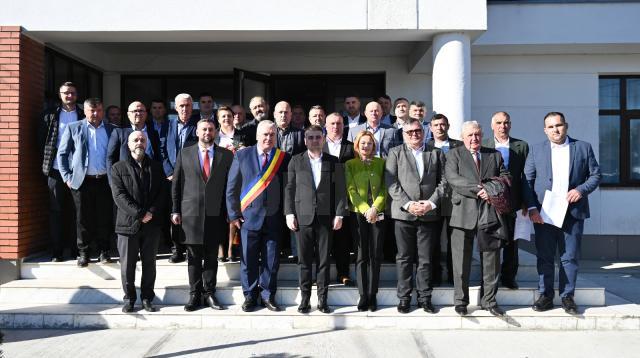 Învestirea primarului din Cajvana, Gheorghe Tomăscu