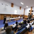 Conferința - De la grădiniță la școală - împreună antibullying părinți, specialiști, copii - desfășurată în aula Liceului cu Program Sportiv Suceava