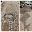 Un sucevean a avut curiozitatea să numere gropile de pe străduța lui: „Exact 20 de gropi, ...