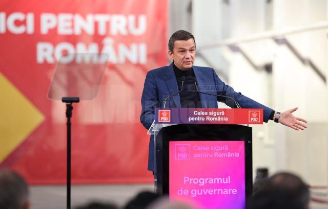 Lansarea programului de guvernare al PSD