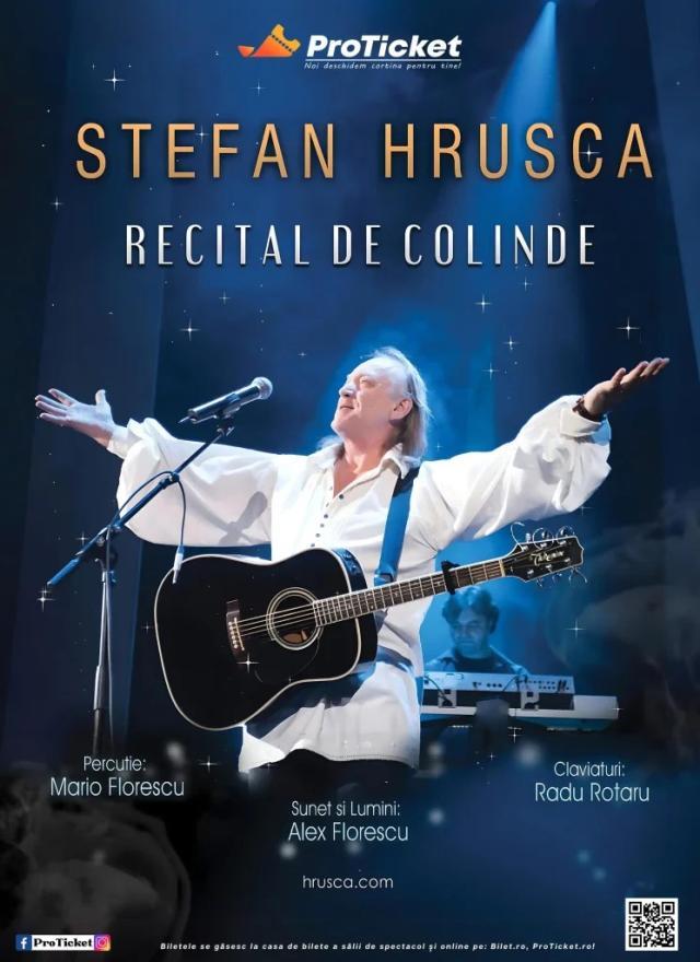 Recital de colinde susținut de Ştefan Hruşcă, pe scena suceveană