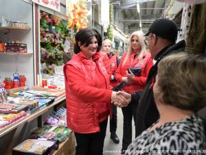 Echipa PSD în Centrul Comercial Bazar din Suceava