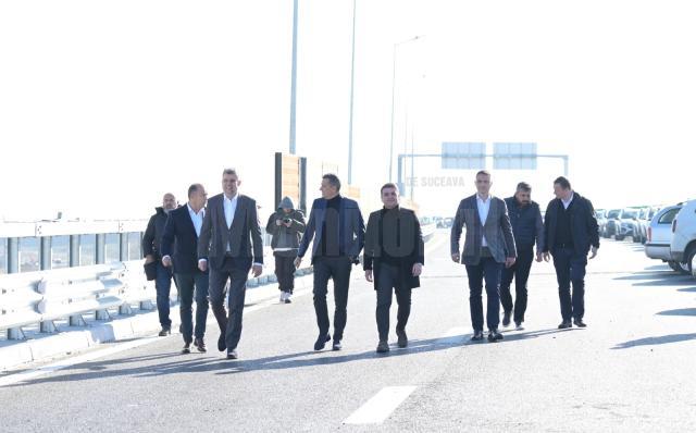 Șoldan, alături de Ciolacu și Grindeanu la inaugurarea primilor 11 kilometri din autostrada A7