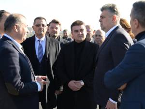 Șoldan, alături de Ciolacu și Grindeanu la inaugurarea primilor 11 kilometri din autostrada A7