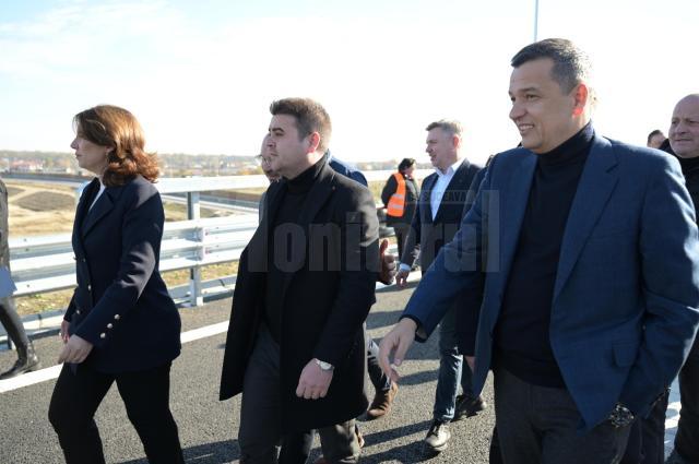 Șoldan, alături de Ciolacu și Grindeanu la inaugurarea primilor 11 kilometri din autostrada A7