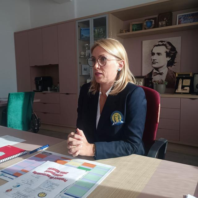 Adriana Duceac, directoarea Colegiului Tehnologic ”Mihai Eminescu” Dumbrăveni