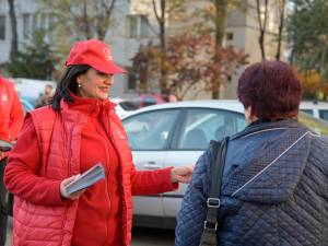 Candidații PSD Suceava pentru alegerile parlamentare au mers în campanie în cartierul George Enescu