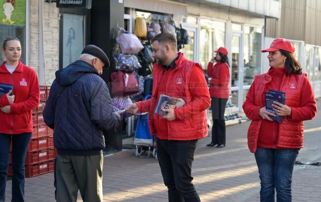 Candidații PSD Suceava pentru alegerile parlamentare au mers în campanie în cartierul George Enescu