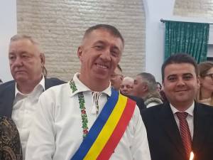 Primarul din Moara, Eduard Dziminschi, și președintele CJ, Gheorghe Șoldan