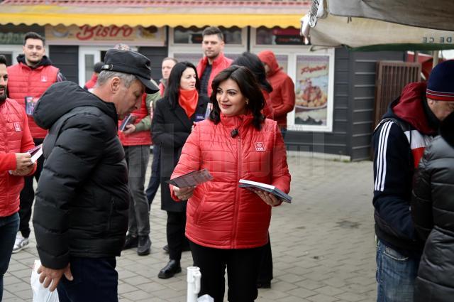 Echipa PSD în Burdujeni