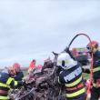 Impactul între cele două mașini a fost extrem de violent