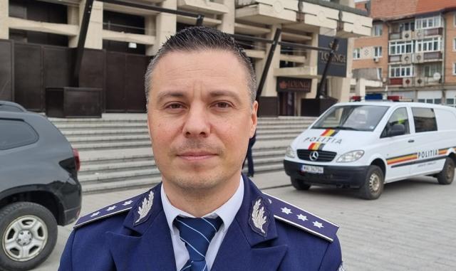 Comisarul-șef Ionuț Epureanu, purtătorul de cuvânt al Inspectoratului de Poliție Județean Suceava