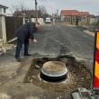 Gheorghe FLutur a verificat lucrările la rețelele de apă și canalizare și la cele de asfaltare din orașul Vicovu de Sus