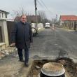 Gheorghe Flutur a verificat lucrările la rețelele de apă și canalizare și la cele de asfaltare din orașul Vicovu de Sus