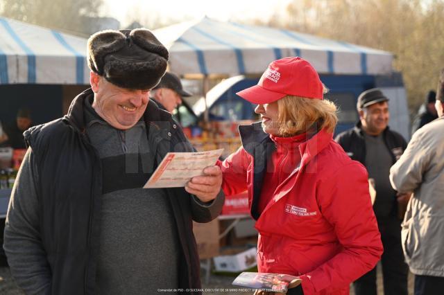 Echipa PSD Suceava s-a aflat în campanie electorală în comuna Arbore