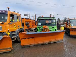 Gheorghe Șoldan și Vasile Rîmbu au verificat dacă firma Diasil este pregătită pentru a interveni pentru deszăpezirea străzilor din Suceava