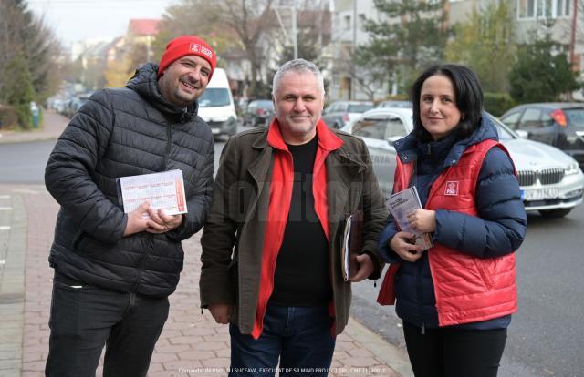 Echipa PSD Suceava a fost prezentă în cartierul Obcini