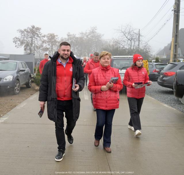 Echipa PSD Suceava a discutat cu cetățenii și comercianții din piața din comuna Marginea