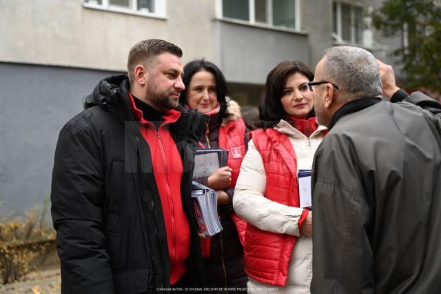 Echipa PSD în campanie în municipiul Suceava