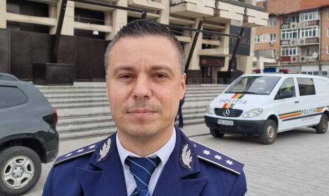 Comisarul-șef Ionuț Epureanu, din cadrul Inspectoratului de Poliție Județean Suceava