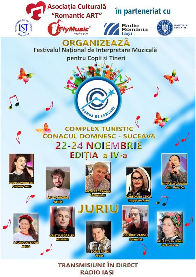 Festivalul Național de Interpretare Muzicală „Rampa de lansare”, ediția a IV-a, la Suceava