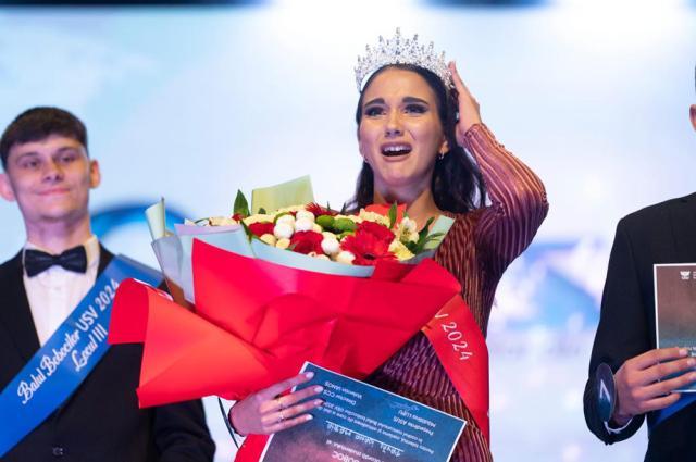 Ioana Maria Pavăl, câștigătoarea concursului Miss Boboc la USV, 2024