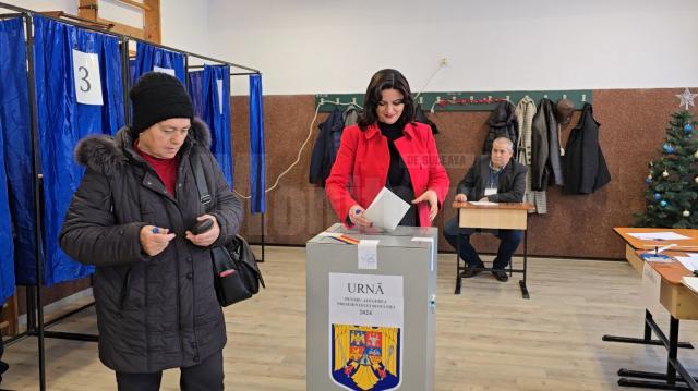 Larisa Blanari a votat pentru un președinte care reprezintă calea sigură pentru dezvoltarea județului Suceava