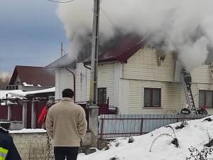 Incendiu casă Volovăț