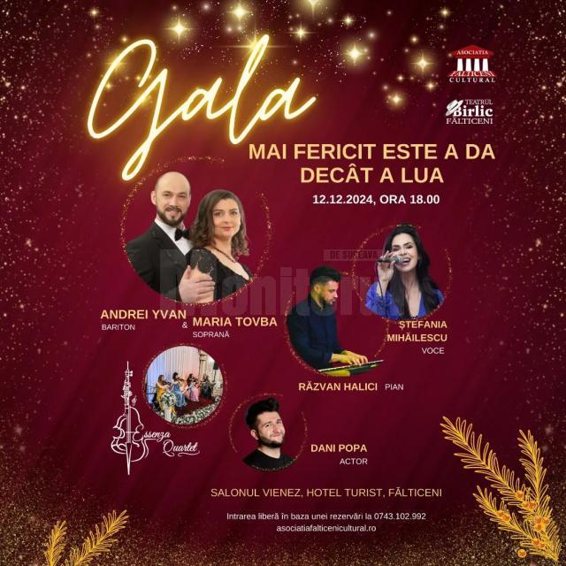 Gala „Mai fericit este a da decât a lua”, la Fălticeni