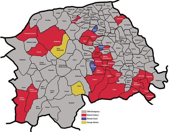 Cum au votat sucevenii în fiecare localitate a județului Suceava