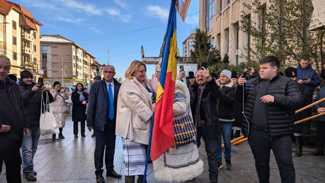 Diana Șoșoacă a avut parte de o primire emoționantă la Suceava