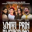 Laura Olteanu, împreună cu artiști cunoscuți care cântă diverse genuri muzicale, pe scena ...