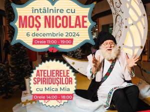 Întâlnire cu Moș Nicolae, vineri, la Shopping City Suceava