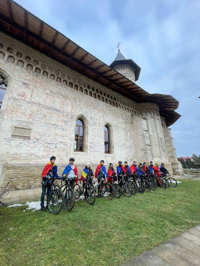 Promenadă pe biciclete