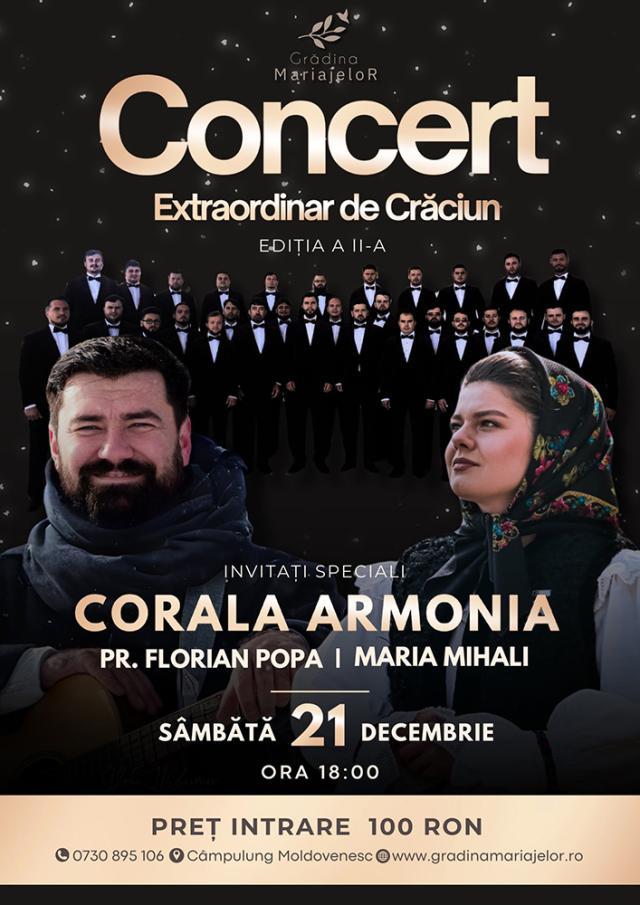 Concert extraordinar de Crăciun, ediția a II-a, la Câmpulung Moldovenesc