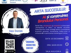 „Arta succesului: AI și construirea brandului personal”, eveniment despre marketing, la Universitate