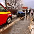 Tânăr șofer rănit după un accident pe străzile înguste din Bulai -Moara