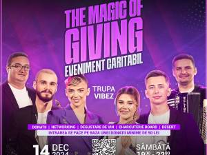 Evenimentul caritabil „Seara Tinerilor 8 – The Magic of Giving”, sâmbătă, la Story The Club Suceava