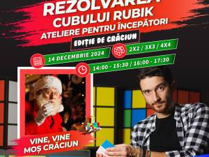 Ediție specială de Crăciun a atelierelor de rezolvare a cubului Rubik