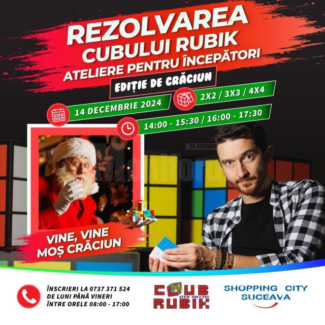 Ediție specială de Crăciun a atelierelor de rezolvare a cubului Rubik