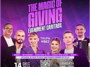 Evenimentul caritabil „Seara Tinerilor 8 – The Magic of Giving”, sâmbătă, la Story The Club Suceava
