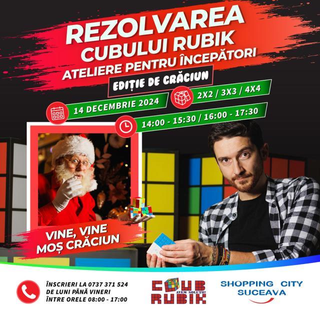 Ediție specială de Crăciun a atelierelor de rezolvare a cubului Rubik