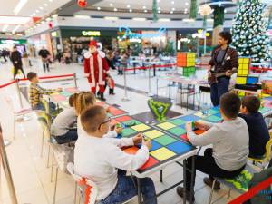 Cub Rubik & Mos Craciun la Shopping City Suceava 2